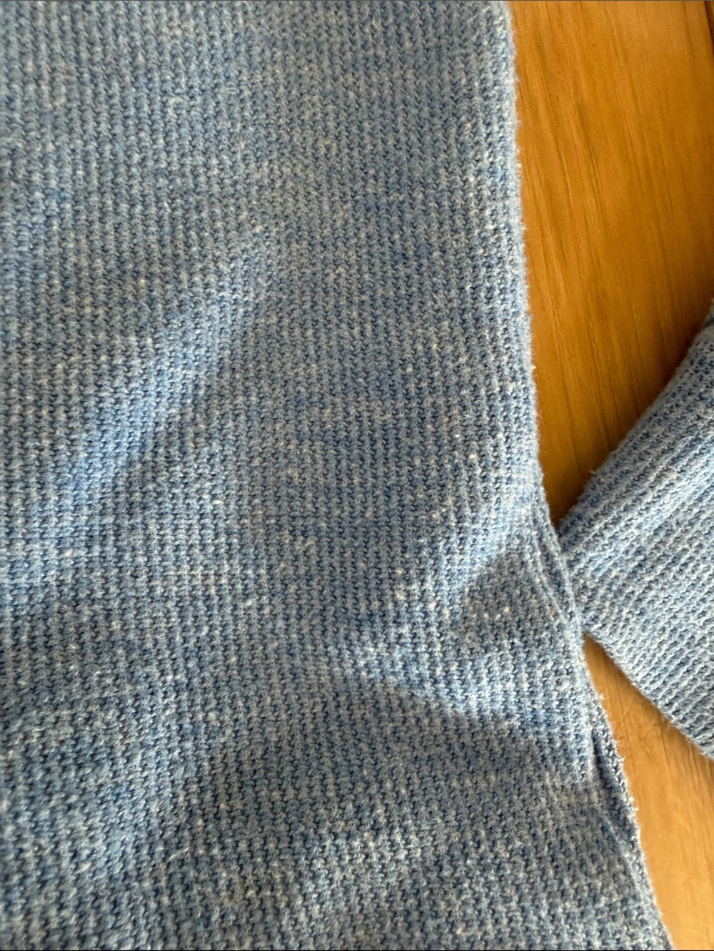 Banana Republic Factory Light Blue Cowl Neck Sweater View 3